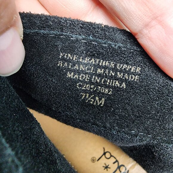 Splendid Shoes Womens Size 7.5 Black Leather Ankle Boots *Read* - Picture 11 of 12